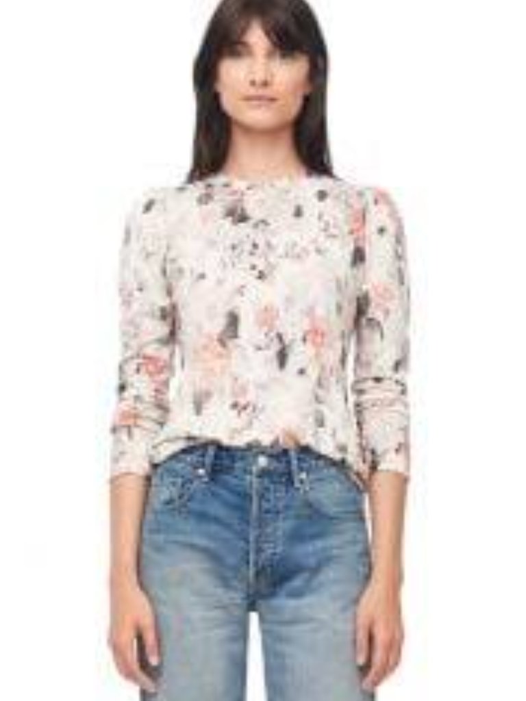Rebecca Taylor Floral Top Size Small Euc